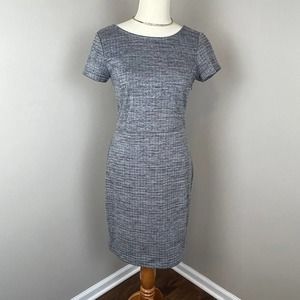 Banana Republic Scoop Neck Back side zipper stretchy dress 6